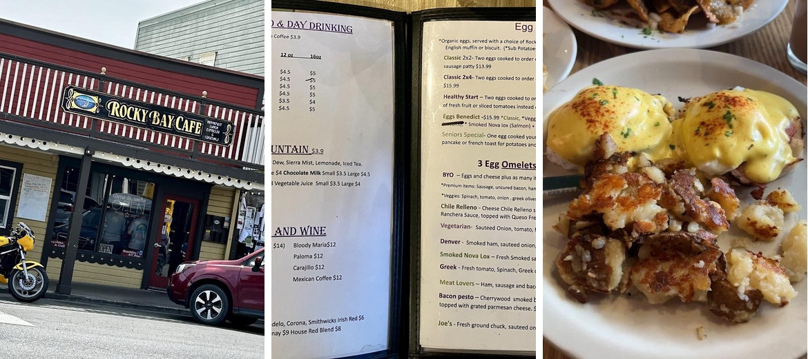 Rocky Bay Cafe & Delicatessen Menu